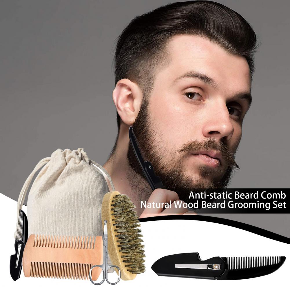 Mens Grooming Kit Bag - 3/5 adet erkek sakal bakım seti