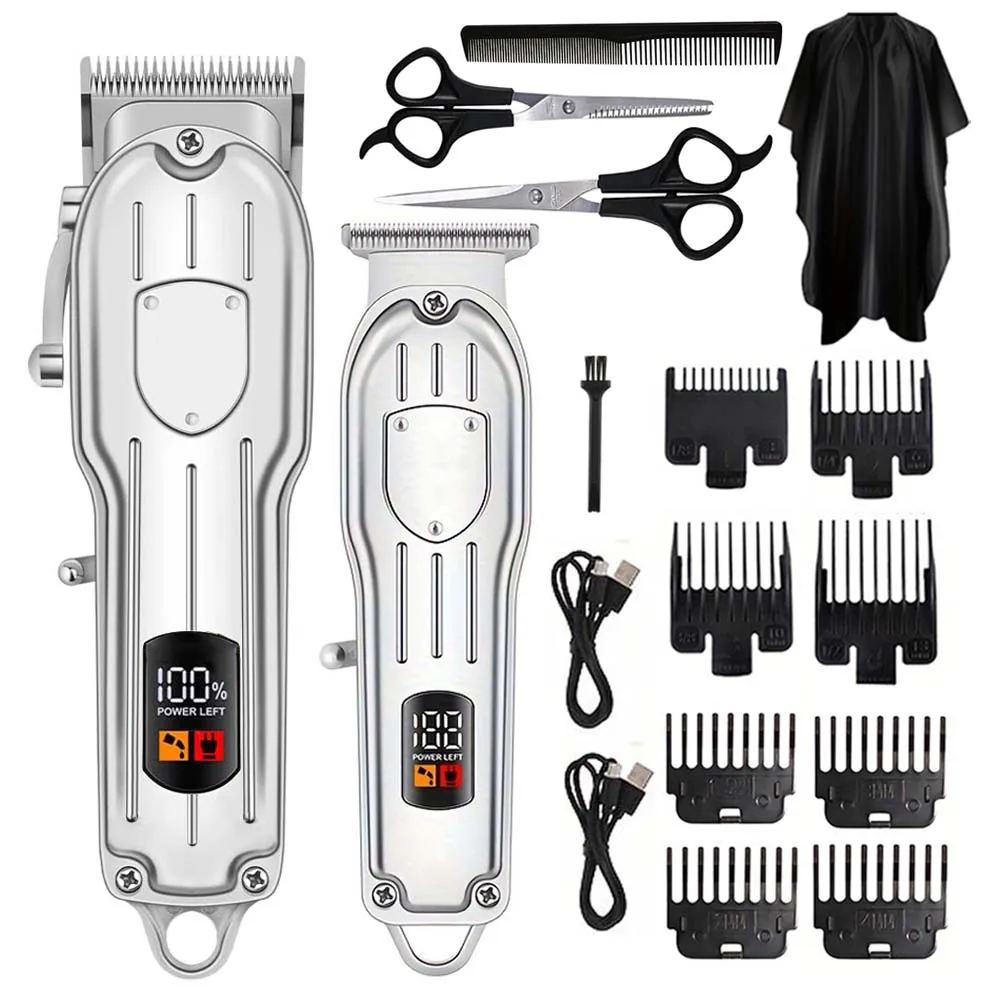 Men'S Grooming Room - Elektrikli Saç Kesme Makinesi Ekranlı Dijital