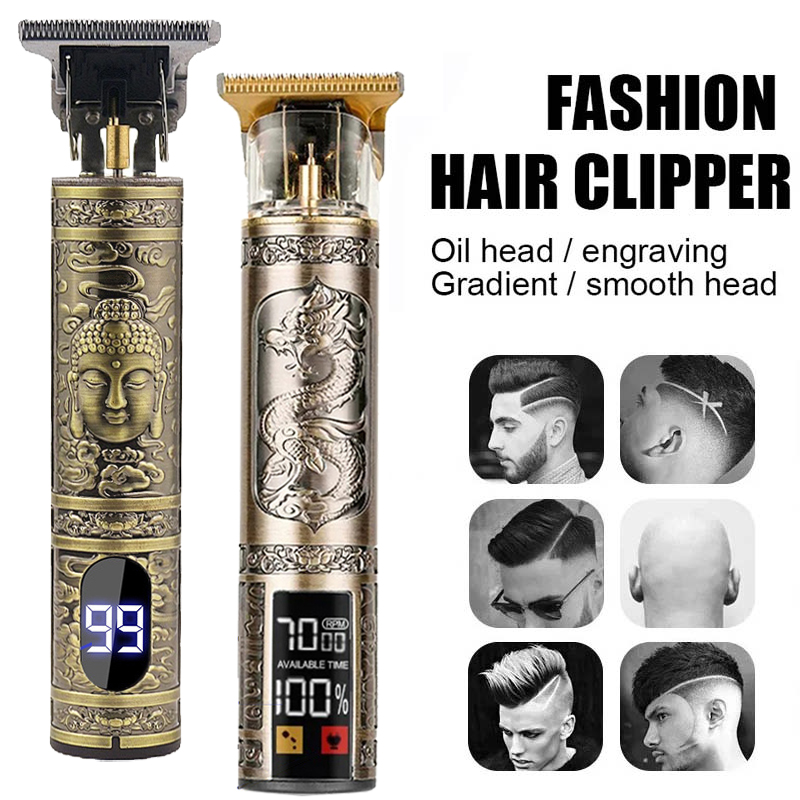 Men'S Grooming Scissors - Şarj Edilebilir Erkek T9 Oyma Saç