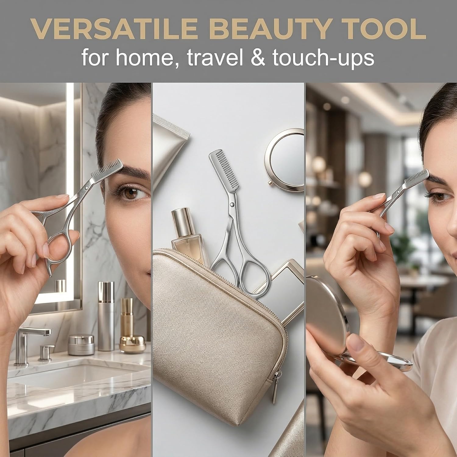 Paslanmaz Çelik Kaş Makası ve  - Men'S Grooming Mirror incelemesi ve fiyatı
