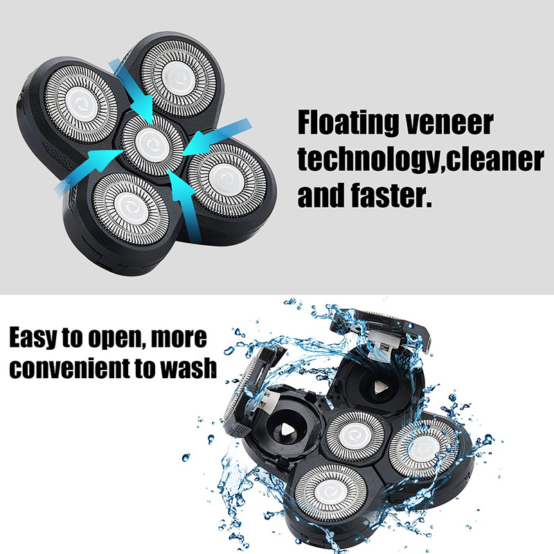 5 bıçaklı döner kafa başlığı t - Electric Shaver Rotary incelemesi ve fiyatı